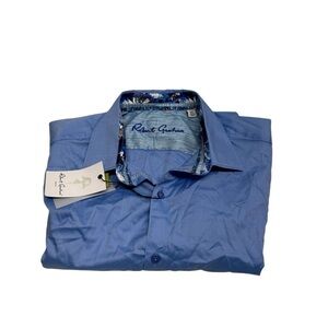 Robert Graham Blue Men's Shirt size XL NWT buttons down